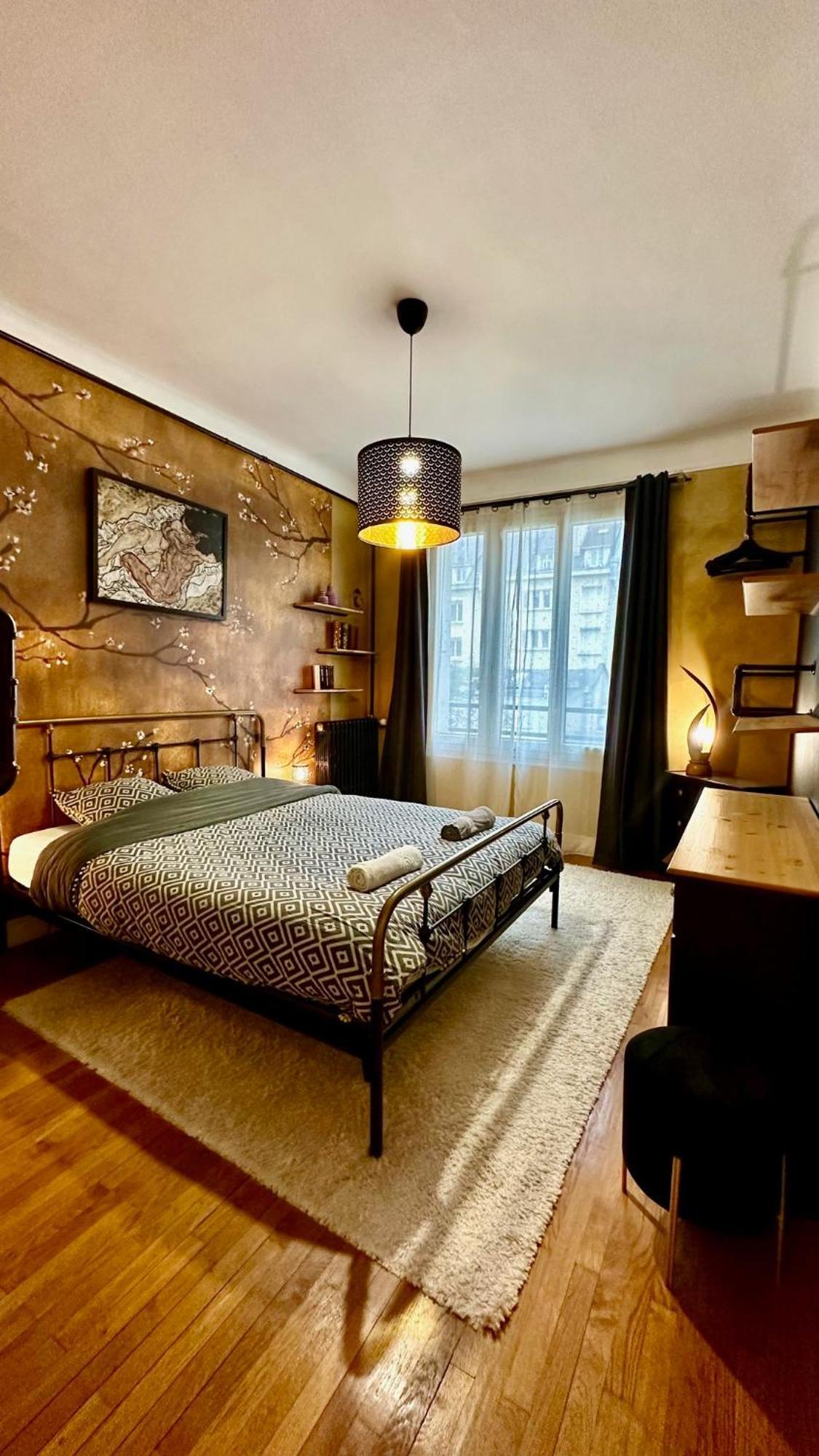 Appartement Chaleureux Hyper Centre 80M2 Caen Bagian luar foto